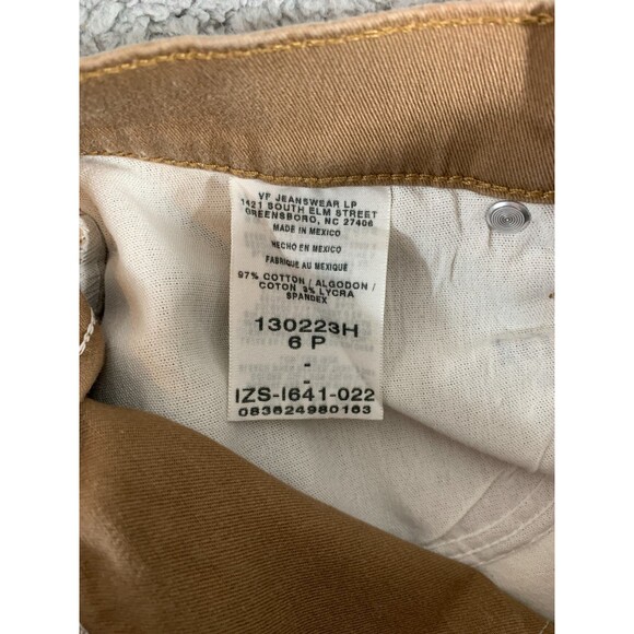 Women's Denim Riders Brown Jeans VF Imagewear 6 P Bootcut Pants Slacks Workwear - Picture 5 of 10